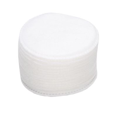 Brrnoo Rounds Makeup Cotton Pads, 3 Layer Makeup Remover Pads Soft No Lint Plant Fiber for Face with Double Side Design for Toner Application (80 Pieces)