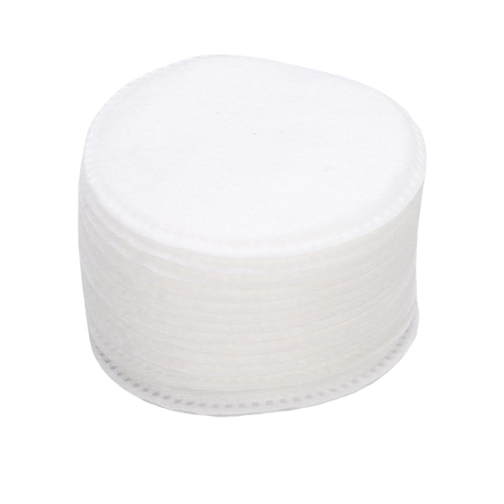 Brrnoo Rounds Makeup Cotton Pads, 3 Layer Makeup Remover Pads Soft No Lint Plant Fiber for Face with Double Side Design for Toner Application (80 Pieces)