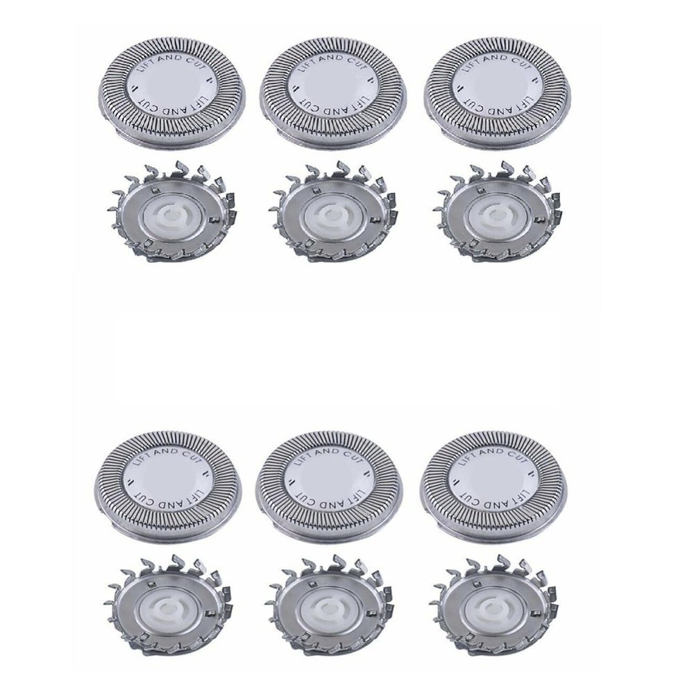3pcs HQ56 Head Replacement Shaving Heads Compatible For Philips NorelcoHQ3 HQ4 HQ55 HQ6900 HQ46 HQ6996 HQ6970 HQ442 Razor Shaving Blade Razor head(2set)