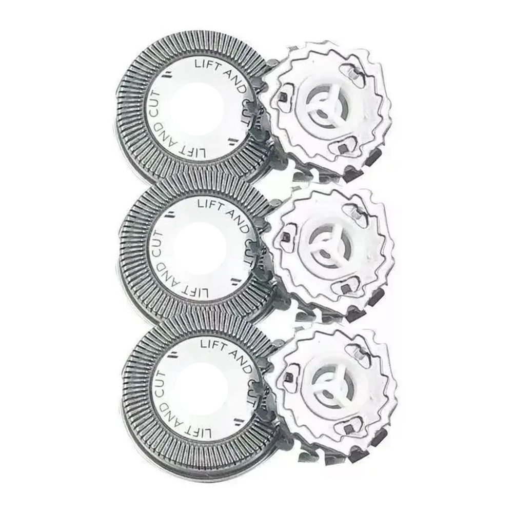 3pcs Replacement Shaver Head bladeCompatible for PhilipsHQ3 HQ4 HQ55 HQ6861 HQ6863 HQ6868 HQ6874 HQ6879 HQ6900 HQ6920 HQ6940 6970 HQ6990 Razor head(1set)