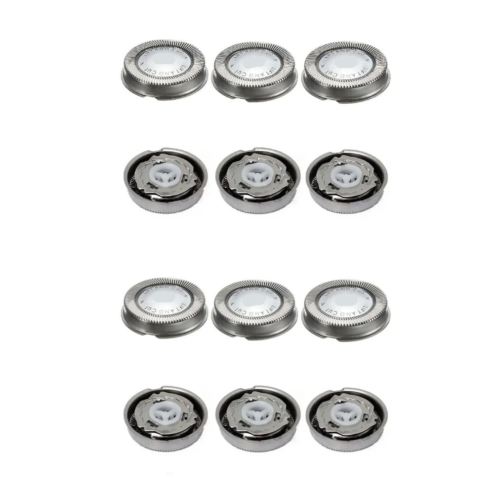3Pcs Replacement Shaver Head Blade CuttersCompatible For Philips NorelcoHQ4 HQ58 HQ56 HQ80 Razor head(2set)