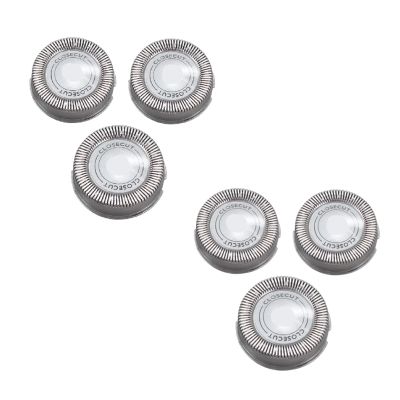 3 Pcs Replacement Shaver Head Blade CuttersCompatible For Philips NorelcoHQ4 HQ58 HQ56 HQ80 Razor head(2set)