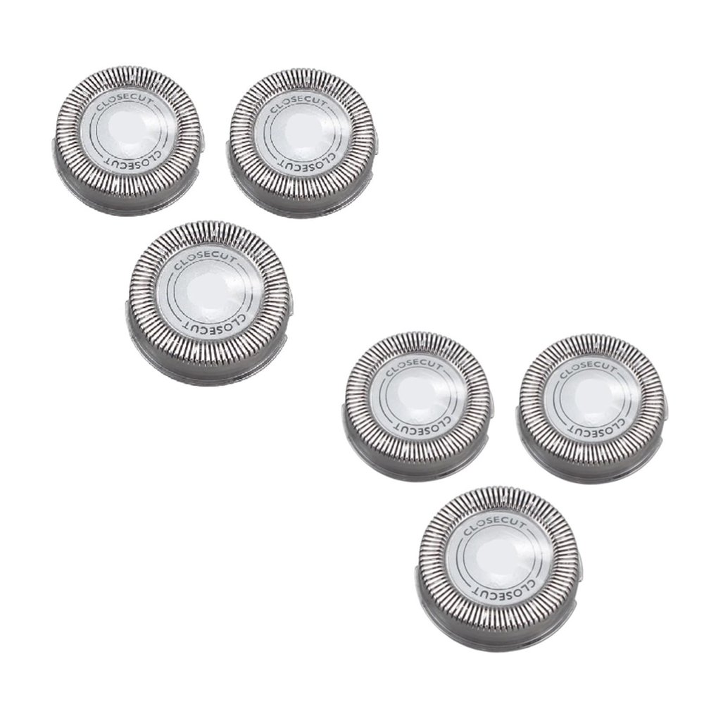 3 Pcs Replacement Shaver Head Blade CuttersCompatible For Philips NorelcoHQ4 HQ58 HQ56 HQ80 Razor head(2set)