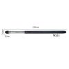 1PC Hand Crafted Makeup Brushes Soft Saikoho Goat Hair Heart Shape Eye Shadow Brush Ebony Wood Handle Professional Make Up Brushes (MS23) view 2