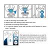 Replacement HeadCompatible For Philips NorelcoS3000 S3103 S3206 S3202 S3203 S3102 S4303 Razor BladeNot Applicable For Serie 3000 5D Razor head(1set) view 2