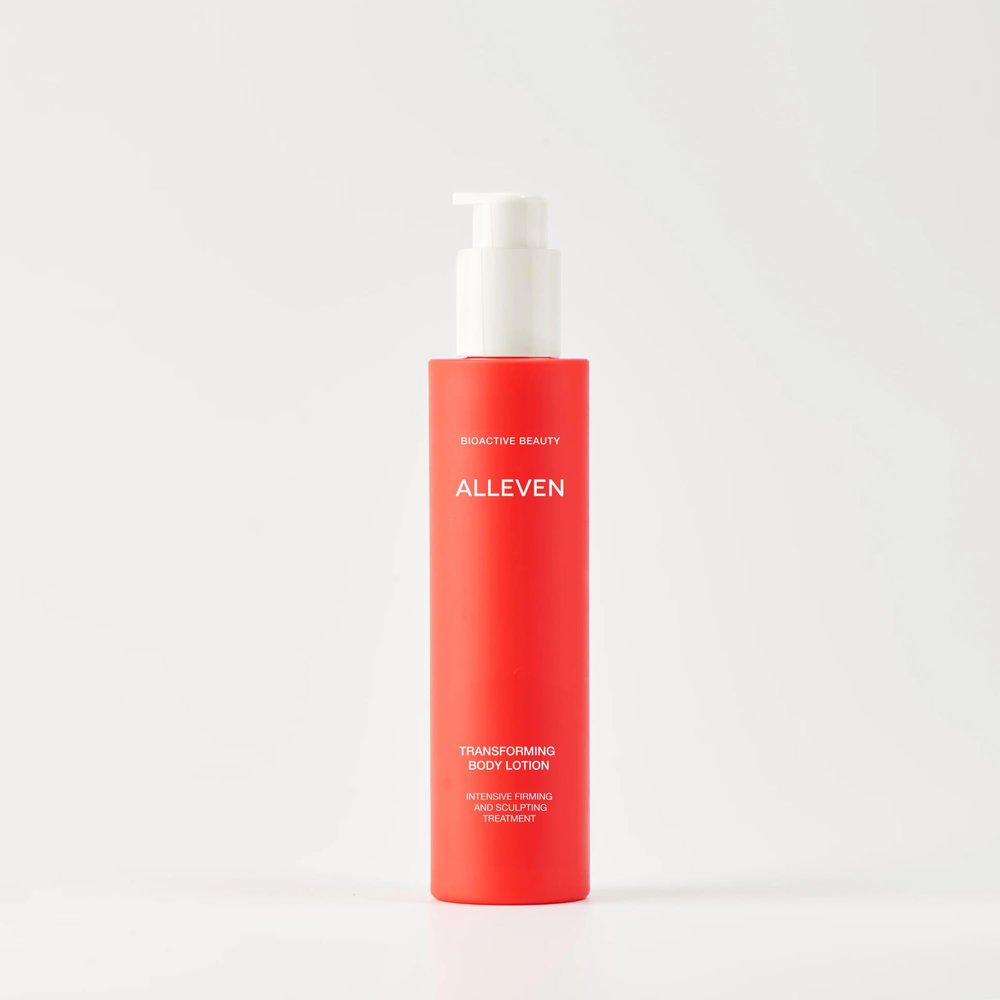 Alleven Transforming Body Lotion - Intensive Sculpting Firming Treatment with Marine Algae, Peptides, Hydrating Body Cream, 200ml