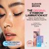 Elevate Brows The Original Brow Lamination Kit - Thio and Ammonia-Free - DIY Eyebrow Lamination Kit Professional - 3 Step Application Eyebrow Lift for Soft Full Healthy Brows - Last up to 6 Weeks view 2