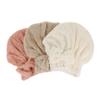 Baluue 3Pcs Super Absorbent Coral Fleece Hair Towel Wrap for Women Quick Dry Soft Hair Drying Cap for Damage Natural Drying Includes White Beige Pink view 1