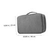 Baluue Hanging Travel Toiletry Bag Capacity Cosmetic Organizer with Transparent Compartment for Wet Dry Separation Zipper Closure for Overnight Gym and Outdoor Use view 2