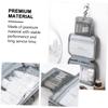Baluue Hanging Travel Toiletry Bag Capacity Cosmetic Organizer with Transparent Compartment for Wet Dry Separation Zipper Closure for Overnight Gym and Outdoor Use view 4