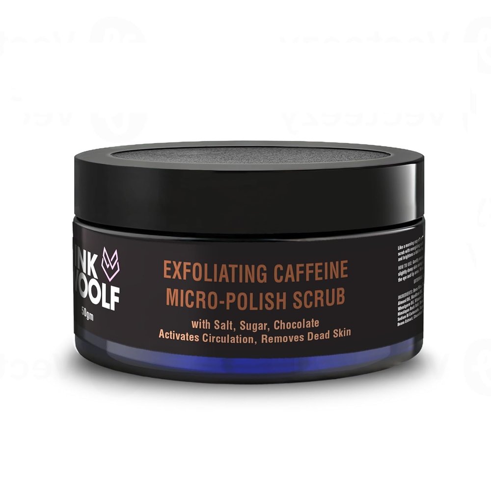 Body Scrub | Exfoliating Caffeine Micro Polish Chocolate Scrub | Activates Circulation, Removes Dead Skin & Moisturizes Your Skin | 50g (Pack Of 1)
