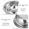 Didiseaon Shaving Soap Bowl: Heavy Duty Metal Shaving Lather Bowl Unbreakable Cup for Men Barbers and Personal Grooming view 3