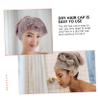 Beaupretty 2pcs Coral Fleece Hair Drying Caps for Women Fast Absorbent Bath Towels with Cute Cartoon Design Hair Wraps and Khaki Purple view 3