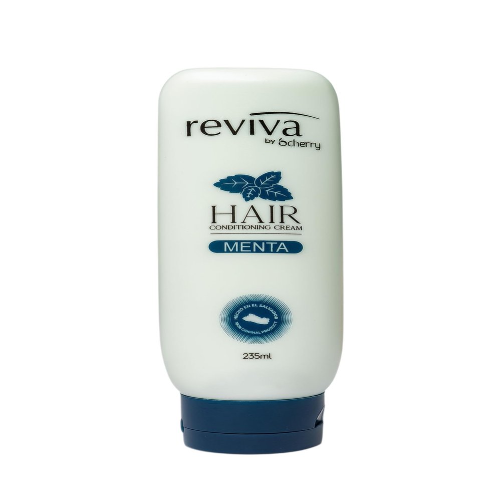 REVIVA BY CHERRY Hair Conditioning Cream 7.94 fl-oz Natural ingredients Protects and repairs all hair types | Adds moisturizing nutrients to the cuticle (7.94 fl-oz, Mint)
