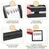 30 Pcs Press on Nail Box Packaging with Display Cards & Adhesive Tapes, Press on Boxes for Nails Packaging Storage Organizer Case for Artificial Nails Salon Business Display (Black) view 3