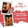 Aloe vera, Sandalwood, Hibiscus Body Scrub | Lightens Dark Area like Neck & Elbows | Smoothen Bumpy Legs & Hands | Remove Dead Skin | Enriched with Pearl Paste, Orange Peel, Rose | 100gm view 3