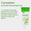 PUREMIND Deep Cleansing Foam, Facial Cleanser, Korean Skincare, Rich Soft Bubbles, Soothing and Moisturization (Cucumber) view 3