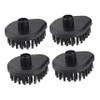 Healvian 4pcs Multi Purpose Cleaning Brush Heads for Steam Washer Head Household Appliance Accessories High Grade Material for Bathroom Tile Upholstery Kitchen Carpet Cleaning view 1