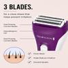 Remington Smooth & Silky Electric Shaver for Women, 3-Blade Wet & Dry Razor view 3