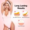 Waxers Roll on Wax Kit Professional Soft Wax Roller Depilatory for Coarse & Thick Hair Removal Waxing Roller Cartridge for Women Men at Home Rose view 4