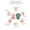1 Natural Jade Mushroom Shape Gua Sha Board Face Back Body Massager Beauty Care Skin Tool Women Relaxing Face Roller(Gold) view 3