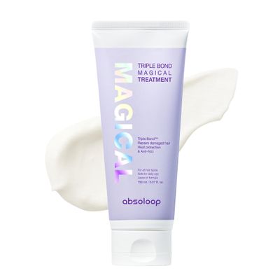 ABSOLOOP Triple Bond Magical Treatment, Clinic-Level Hair Repair Leave-In Treatment with Peptides, Amino Acids & Biotin, Botanical Oils, 5.07 fl.oz