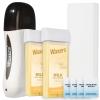 Waxers Roller Wax Kit Roll on Wax Kit for Hair Removal Women Men Professional at Home Soft waxing Depilatory for Legs Armpit Milk view 1