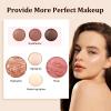 Color Nymph Face Makeup Palette, All-in-one Baked Palettes Travel-Friendly Includes Blush, 3 Highlighters and 3 Eyeshadows - Highly Pigmented, Silky Smooth, Easy to Blend - A view 4