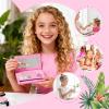 Color Nymph Girls Eye & Cheek Makeup Palette Kit - Eyeshadow & Blush & Highlighter Palette for Teens Girls Tweens, Beginner-Friendly, Gentle Makeup Kits for Starter, Makeup Gift for Christmas (Pink) view 3