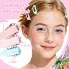 Color Nymph Girls Eye & Cheek Makeup Palette Kit - Eyeshadow & Blush & Highlighter Palette for Teens Girls Tweens, Beginner-Friendly, Gentle Makeup Kits for Starter, Makeup Gift for Christmas (Pink) view 4