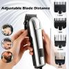 2 Pack Hair Clippers for Men Cordless Clippers for Hair Cutting Rechargeable Beard Hair Trimmer LED Display stocking stuffers for men view 4