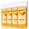 Waxers Roll on Wax Refill Honey Hair Removal Wax Cartridge Depilatory at Home Waxing Roller Refill for Coarse and Fine Hairs Women Men 4 Pack view 1