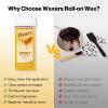 Waxers Roll on Wax Refill Honey Hair Removal Wax Cartridge Depilatory at Home Waxing Roller Refill for Coarse and Fine Hairs Women Men 4 Pack view 3