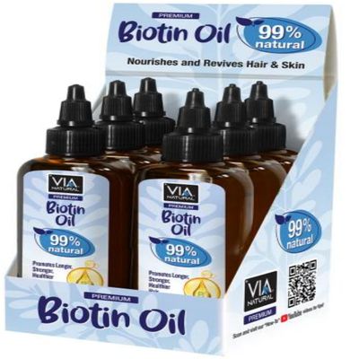(1pc) V Premium Oil Biotin Nourishes and Revives Hair & Skin - 3.5 oz
