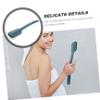 1pc Back Scrub Brush Exfoliating Back Scrubber for Shower Body Brushes Cleansing Back Scrubber Brush Exfoliation Gentle Skin Scrubbing Exfoliating Face Scrubber Bath Plastic Blue view 4