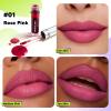 Glam Code Lip Stain Wipe-Off Lip Tint Waterproof Non-stick to Cup Transfer-Resistant, Smudge-Proof Easy Wipe Finish, High Pigment | All-Day Vibrant Kiss-Proof Lip Stain - 01# Rose Purple view 3