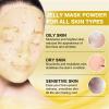 Angeland Jelly Mask for Facials Professional, Hydrating & Moisturizing Peel-Off Natural Gel Face Mask SkinCare, Professional Spa Use Jelly Face Masks, Deep Hydration & Glow 23 Fl Oz (6 Pcs) view 2