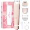 2 in 1 Bikini Trimmer for Women, Led Electric Dual Head Shaver Women, Rechargeable & Waterproof, Painless for Sensitive Skin, Electric Bikini Trimmer for Bikini Line & Pubic, Legs, Face, Underarms view 1
