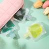 12Pcs Travel Pouches for Toiletries, Travel Size Refillable Empty Squeeze Pouch Containers, Clear Travels Pouches for Shampoo Conditioner Lotion Soap Liquids(30ml) view 3