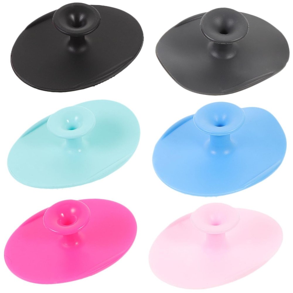6Pcs Silicone Facial Cleansing Brush Multifunctional Exfoliator Tool for Deep Cleaning and Gentle Exfoliation Lightweight and Portable for Women Skincare Routine