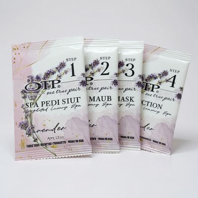 OTP 4 in 1 Luxury Pedi Soak Kits-Lavender. Great for At Home or At Salon.