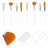16pcs Facial Mask Applicator Brush Fan Shape Skin Treatment Brushes for Easy Application Clean Use Ergonomic Design for Mud Masks Skincare Routine view 2