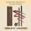 24 Hr Waterproof Eyeliner Duo Sharpenable Eye Pencil, Smudge-Proof, Transfer-Proof, Up to 16HR Wear, Smooth No-Tug Formula, Hydrating Liner With Vitamin E- With eyebrow pencil sharpener (Plum) view 2