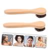 3pcs Facial Cleansing Brush with Soft Bristles and Wood Handle Deep Cleaning and Exfoliating Face Scrubber for All Skin Types Gentle Skin Care Tool view 4