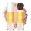 Mineral Sunscreen Setting Powder, Powder Sunscreen Face, SPF 50 PA++, Oil Control Lightweight Breathable Translucent Concealer Brush Face Powder for All Skin view 1