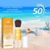 Mineral Sunscreen Setting Powder, Powder Sunscreen Face, SPF 50 PA++, Oil Control Lightweight Breathable Translucent Concealer Brush Face Powder for All Skin view 3