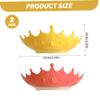 2Pcs Baby Shower Cap, Adjustable & Non-Slip Baby Hair Washing Shield with Drainage, Cute Crown Bathroom Accessories for Boys, Girls view 2