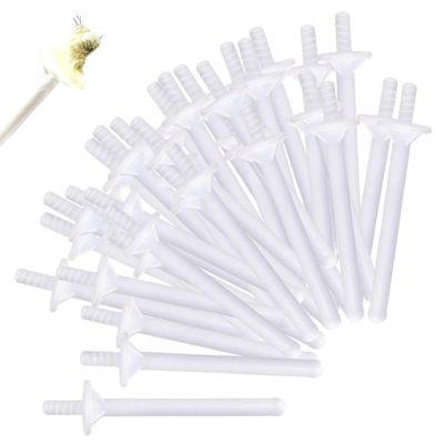 60Pcs Nose Wax Sticks Safe PP Plastic Effective Nose Hair Wax Kit for Women Men Nostril Cleaning