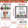30 Pack Christmas Lip Balm Gift Bulk, Moisturizing Nourishing Lip Balm Appreciation Gift, Xmas Holiday Birthday Party Favors Stocking Stuffers for Women Men Coworker Employee Teacher (Christmas Tree) view 3