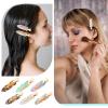 12 Pack Creaseless Hair Clips 2.3'' No Crease Hairclips Colorful Curl Pin Clips No Bend Hair Clip for Women Flat Duckbill Hairclip Alligator Hairs Barrette Makeup Hairclip for Women Girls view 3